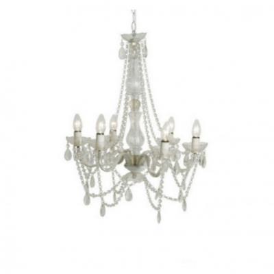 KARE DECLIKDECO - Lustre baroque transparent 6 bras Crystal