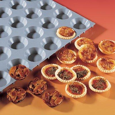 GENERIQUE Elastomoule - Elastomoule - moule en silicone - mini tartelette ronde &oslash;45 mm 20x30cm, soit 24 alv&eacute;oles 