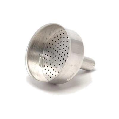  Filtre entonnoir pour cafeti&egrave;re 6 tasses BIALETTI - Aluminium - Compatible avec caf&eacute; moulu - Gris