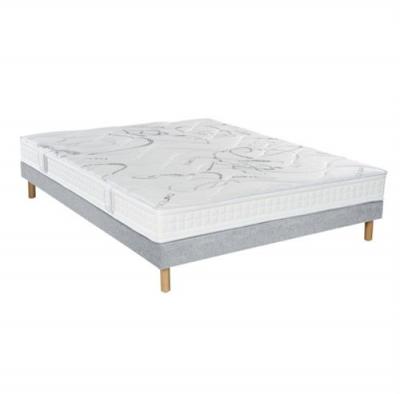 ESSENZIA Ensemble  morphozone 190 + sommier tradition graphic 13cm + pieds 140x210 latex 