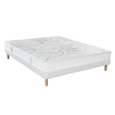 ESSENZIA Ensemble  morphozone 180 + sommier tradition graphic 13cm + pieds 110x200 latex 