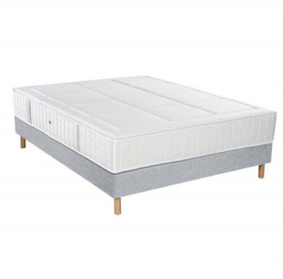 ESSENZIA Ensemble  spring 2600 ferme + sommier tradition graphic 19cm + pieds 160x210 ressorts 