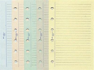 EXATIME Exacompta 18551 Recharge Feuillets travers pour organiseur  17 44 feuillets Couleur assorties