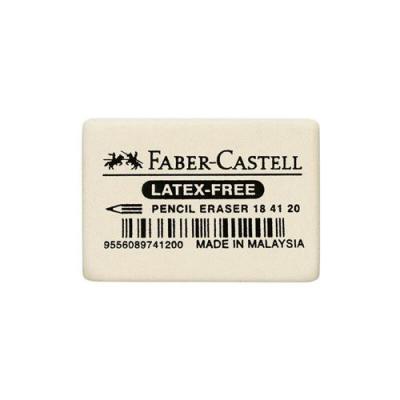 FABER CASTELL FABER-CASTELL Gomme en caoutchouc 7041-20, blanc - Lot de 26