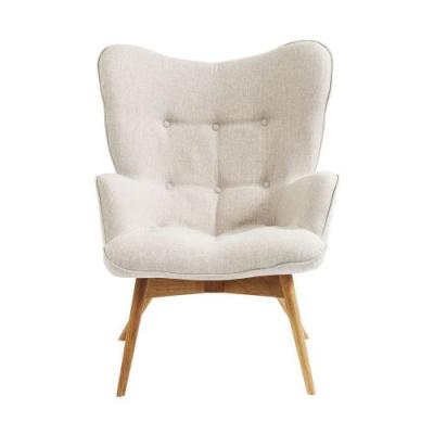 KARE Fauteuil Vicky &eacute;cru  Design
