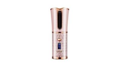 YOKULI Fer &agrave; friser sans fil sans fil automatique bigoudi fer usb rechargeable air bigoudi 