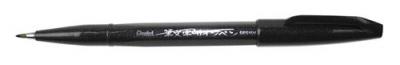 PENTEL Feutre pinceau  Pointe moyenne Noir 