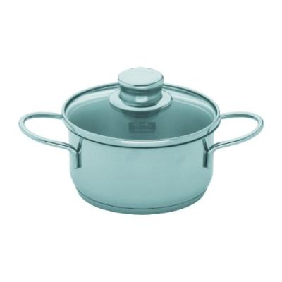 FISSLER  H&Auml;PPCHEN MARMITE AVEC COUVERCLE EN VERRE 14 CM, 1 L 