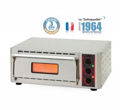  Four &agrave; pizza &eacute;lectrique professionnel quartz infrarouge   1 chambre   Sofraca 