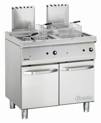 BARTSCHER Friteuse &agrave; gaz - 700 mm - 2 x 23 Litres - 30 kW - 
