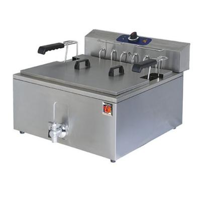 GENERIQUE Friteuse Electrique de Table pour P&acirc;tisserie avec Robinet de Vidange, 25 Litres Mastro 