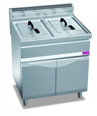 FURNOTEL Friteuse gaz sur coffre - 2 x 15 litres - 16500 W -  