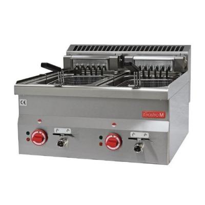 GASTRO M Friteuse professionnelle &eacute;lectrique 2 x 10 Litres 7,5 kW 