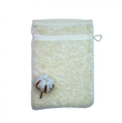 AQUANATURA Gant de toilette coton bio coloris naturel