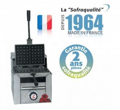 SOFRACA Gaufrier forain r&eacute;versible gaz - 2 gaufres -  