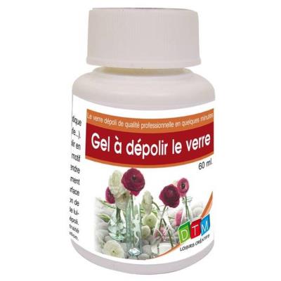 GRAINECREA Gel &agrave; d&eacute;polir le verre - D&eacute;co sur verre