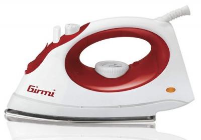GIRMI  St01 - Fer &Agrave; Vapeur - Semelle : Inox - 1800 Watt - Blanc/Rouge