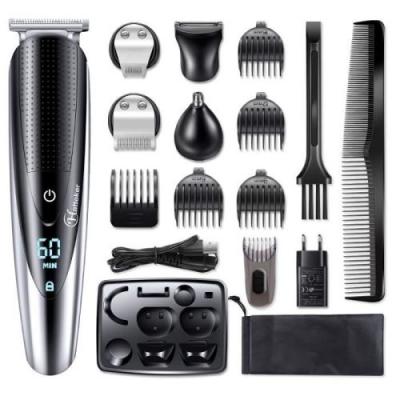 HATTERKER - Tondeuse Barbe + Cheveux - Imperm&eacute;able 5 en 1 