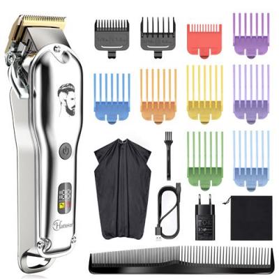 HATTERKER Tondeuse cheveux Tondeuse &agrave; barbe &eacute;tanche Tondeuse &agrave; barbe pour hommes Kit 