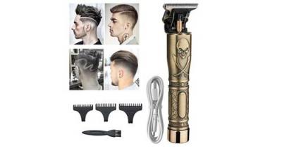 YOKULI Hommes tondeuse &agrave; cheveux sans fil 0mm t&ecirc;te &agrave; baldaquin tondeuse &agrave; cheveux professionnel 
