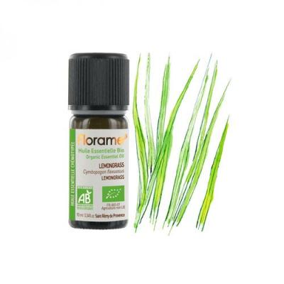 FLORAME Huile Essentielle - Lemongrass BIO Cymbopogon flexuosus - 10ml