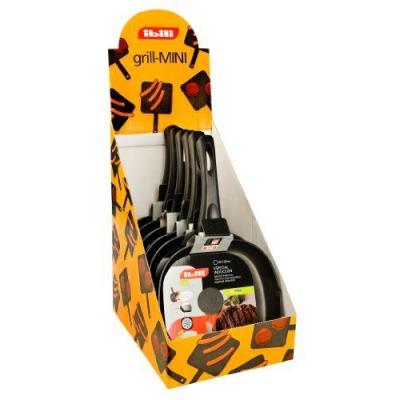 IBILI  - Grill Indubasic, 18 x 18&nbsp;cm, Aluminium, Antiadh&eacute;sif, Compatible avec l&rsquo;induction