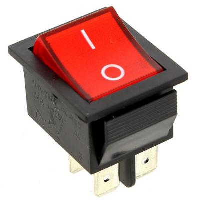 ARTHUR MARTIN Interrupteur 4 cosses rouge pour Lave-linge 