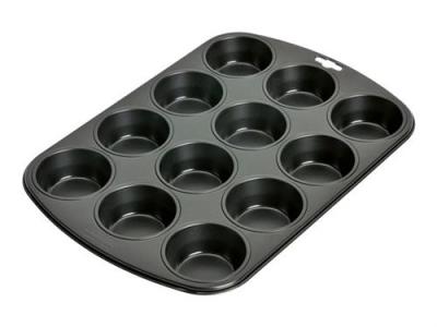 KAISER  Inspiration Muffin Pan 12 Cups 38x27 Cm Mold Noir