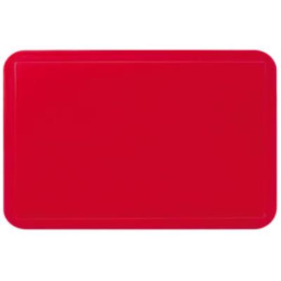 KELA  set de table uni rouge 