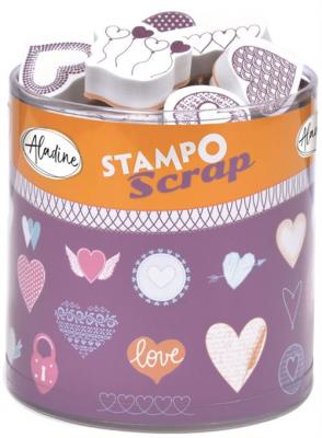 ALADINE Kit cr&eacute;atif  Stampo Scrap C&oelig;urs