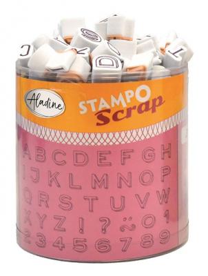 ALADINE Kit cr&eacute;atif  Stampo Scrap Mini Alphabet