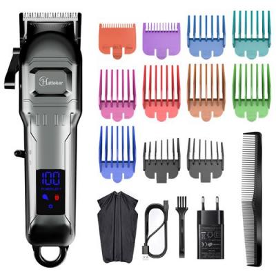 HATTEKER Kit de tondeuse Barbe + Cheveux + Kit de toilettage Etanche USB Rechargeable 