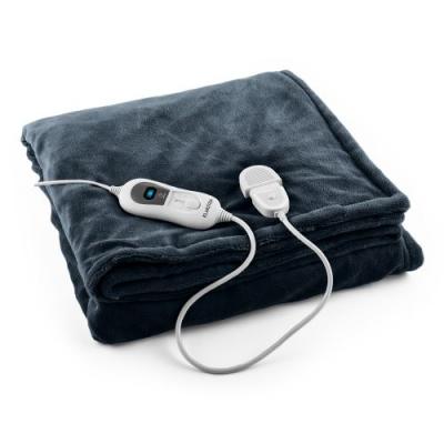 KLARSTEIN  dr. Watson xl couverture chauffante - 180 x130 cm - 120w - microfibre - gris 
