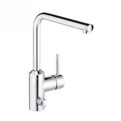 KLUDI  L-INE mitigeur &eacute;vier 428160577 chrom&eacute;, bec orientable, avec raccordement