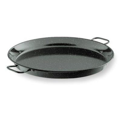 LACOR  60141 - Po&ecirc;le &agrave; paella &eacute;maill&eacute;e, Noir, 40 cm