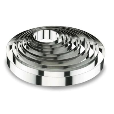 LACOR  - 68512 Cercle &agrave; Tarte Ronde 12X4,5 cm 18 / 10