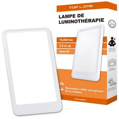 TOP LIFE Lampe de luminoth&eacute;rapie 15000 lux