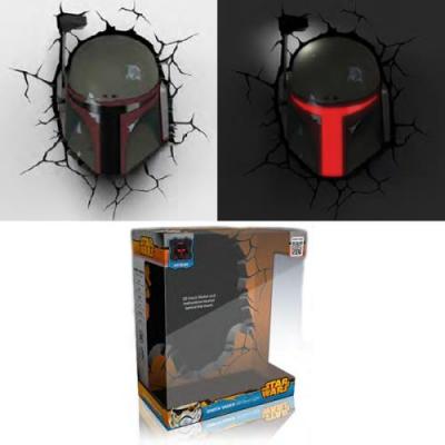 3D LIGHT Lampe d&eacute;corative Boba Fett Star Wars 