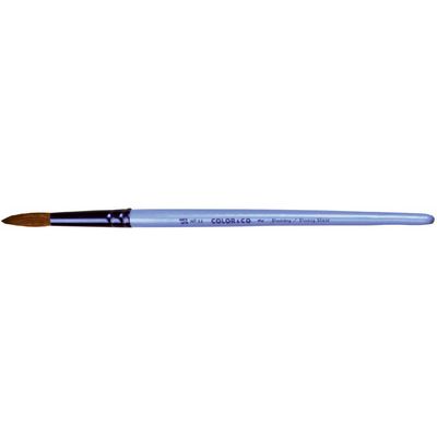 LEFRANC & BOURGEOIS Lefranc bourgeois Pinceau poney rond, N.10, corps en bois - Lot de 48