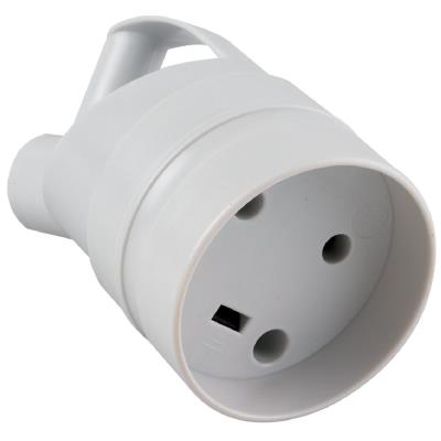 LEGRAND  055003 Prolongateur &agrave; Anneau, 2P+T, 20A, 400V, Gris