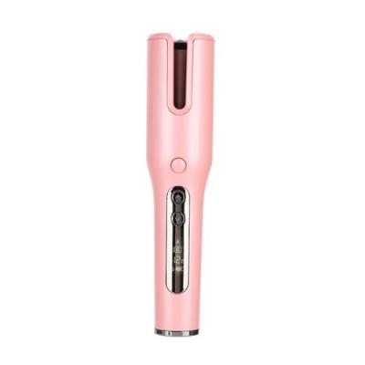 GENERIQUE Lisseur Cheveux Fer &agrave; Friser Portable USB Rechargeable Rose 
