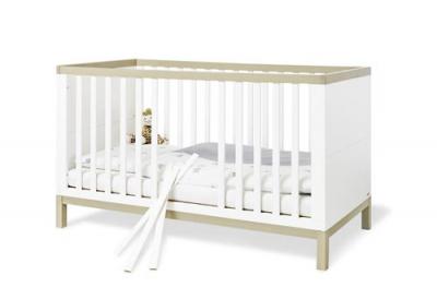 PINOLINO  Lit &agrave; barreaux Light bois 70x140 cm