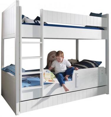 VIPACK Lit superpos&eacute; ""robin"" blanc
