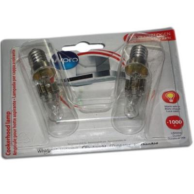 WPRO Lmh009 Ampoule Hottes - T25l - 40w X2 Pour Hotte Brandt