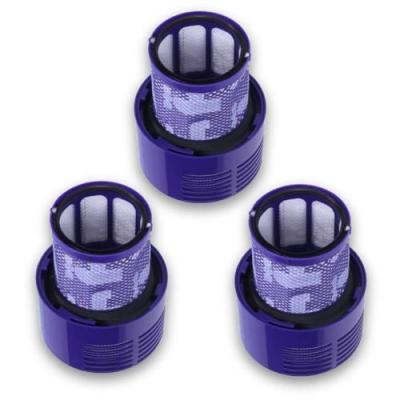 GENERIQUE Lot de 3 filtres Allotech lavable compatible pour aspirateur DYSON V10
