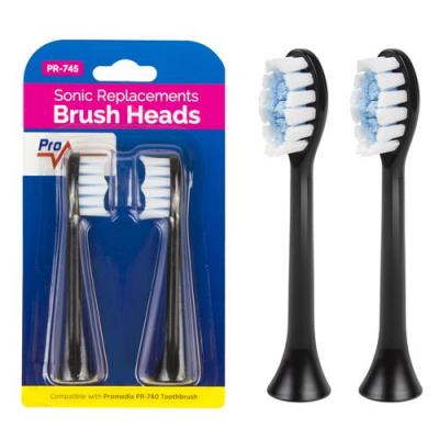 PROMEDIX Lot De 2 T&ecirc;tes Brosse &Agrave; Dents  Pr-745 Pour Appareil Pr-740 (N