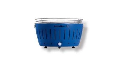 LOTUSGRILL  - Barbecue XL BLEU avec piles et c&acirc;ble d'alimentation USB