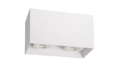 LUCIDE  - Spot plafond - 2xGU10 - Blanc bodi