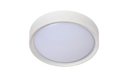 LUCIDE  Plafonnier Lex, rond, &Oslash; 25&nbsp;cm, blanc