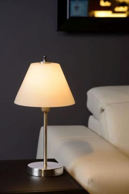 LUCIDE  TOUCH - Lampe De Table - &Oslash; 22 cm - Chrome D&eacute;poli